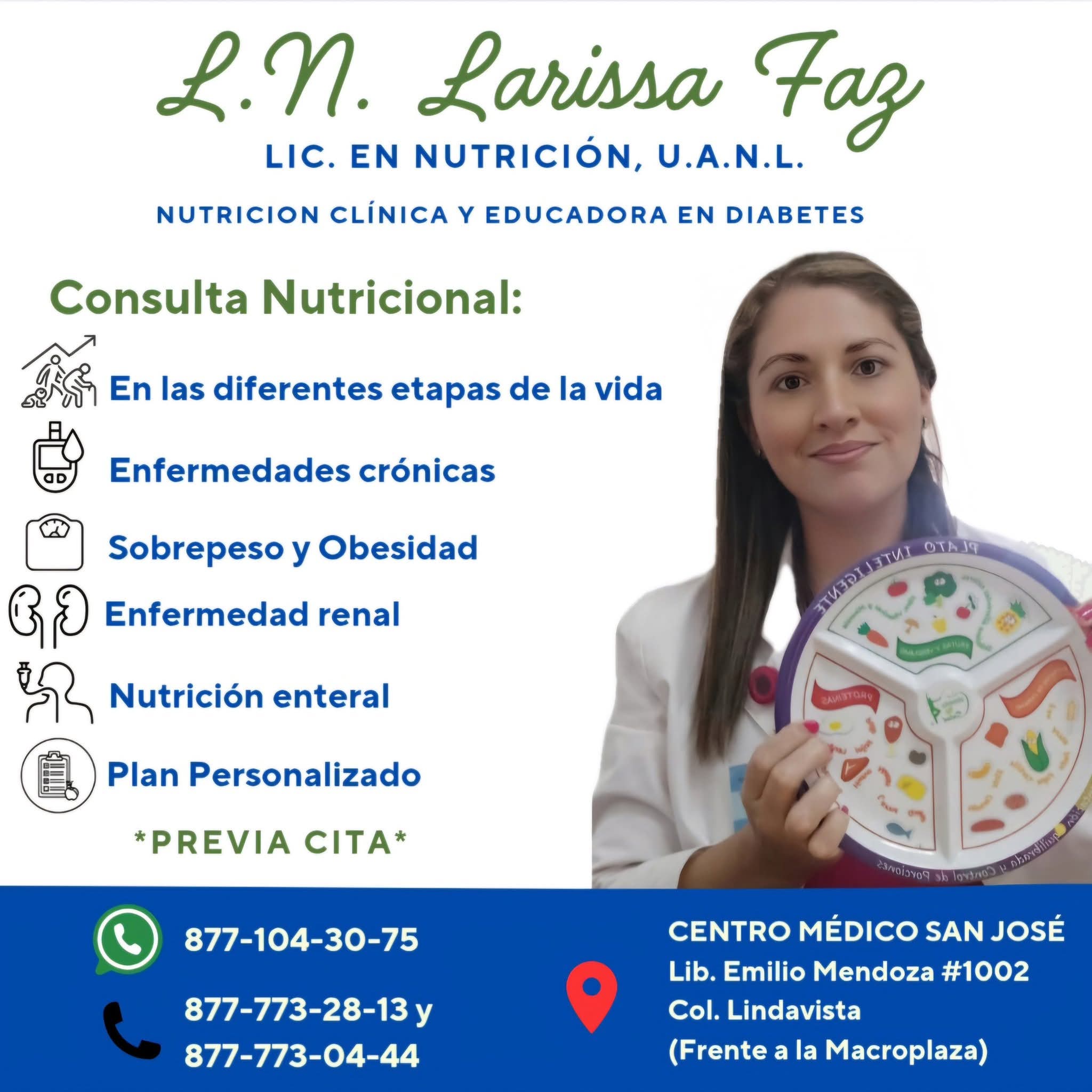 Nutrióloga Larissa Faz