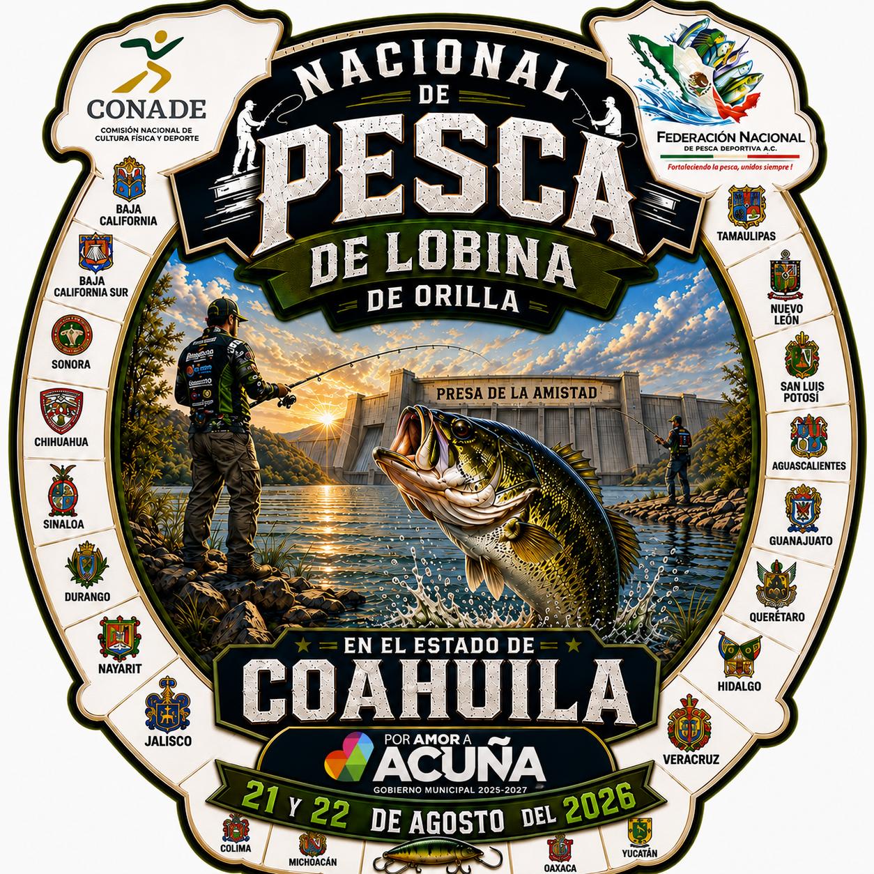 Nacional de pesca de lobina de orilla